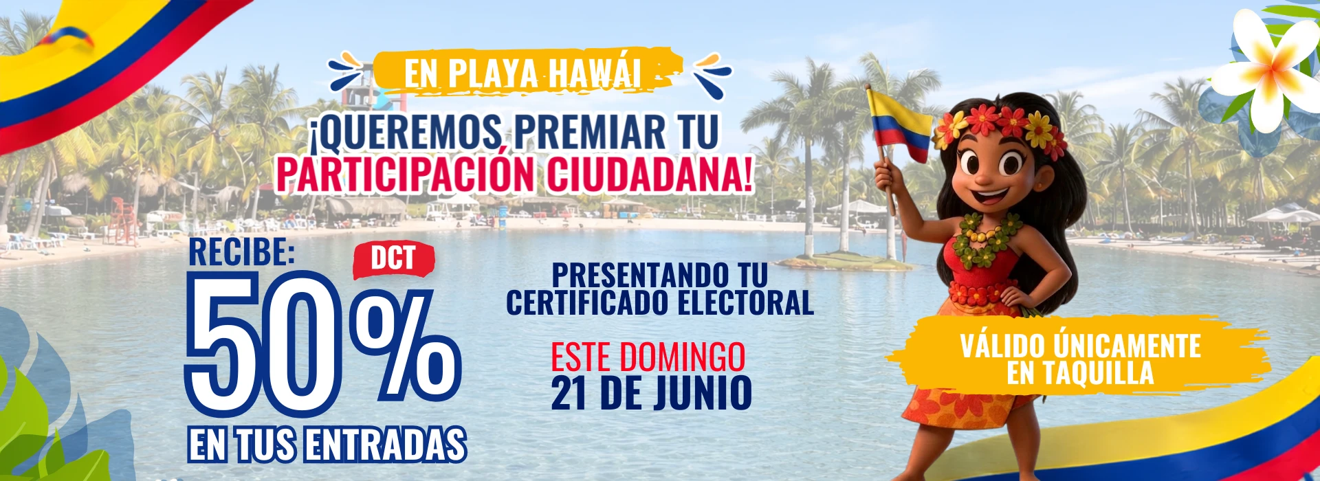 banner descuento elecciones